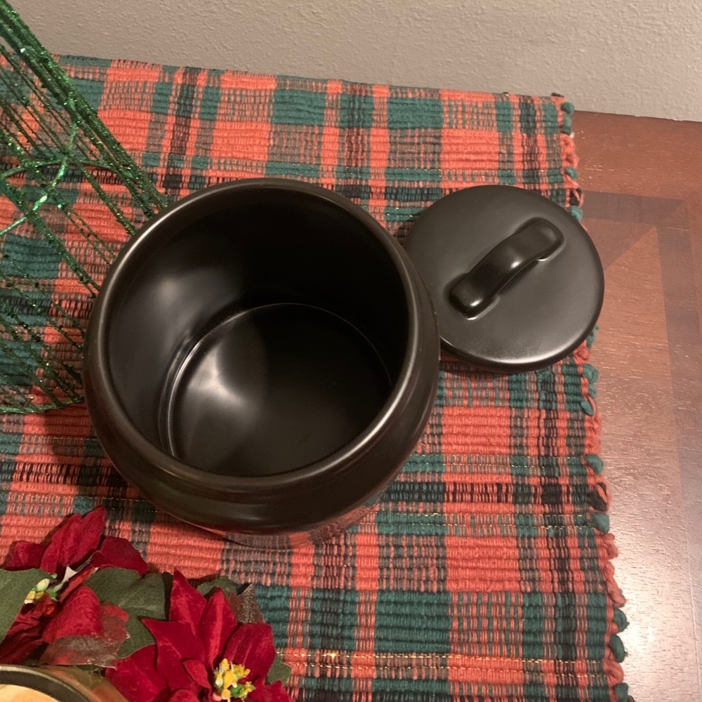 Black Rae Dunn Store Canister - Picture 3 of 4